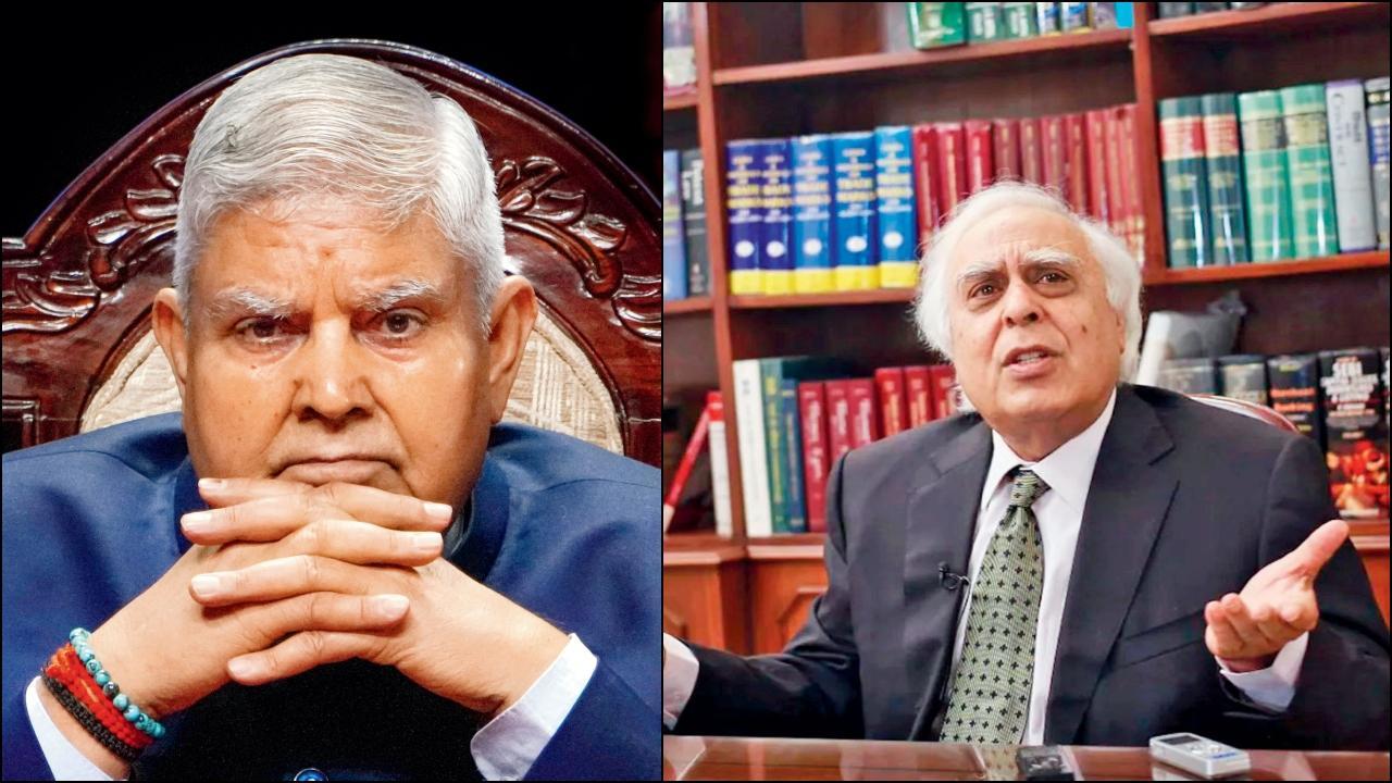 જગદીપ ધનખડ, કપિલ સિબલ